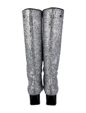 Chanel 2017 Interlocking CC Logo Riding Boots