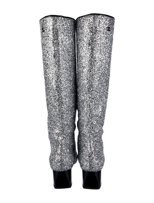 Chanel 2017 Interlocking CC Logo Riding Boots