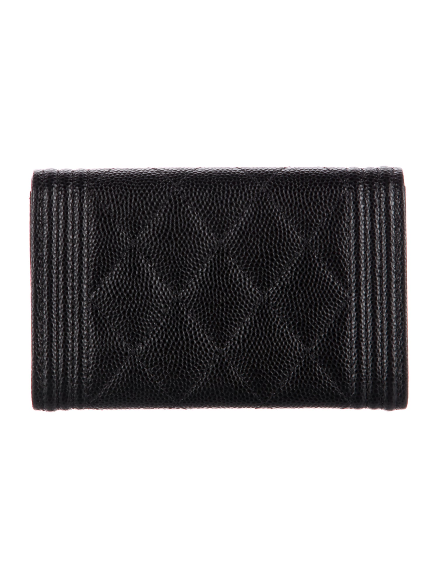 Chanel 2021-2022 Boy Flap Card Holder Wallet Compact Wallet w/ Tags