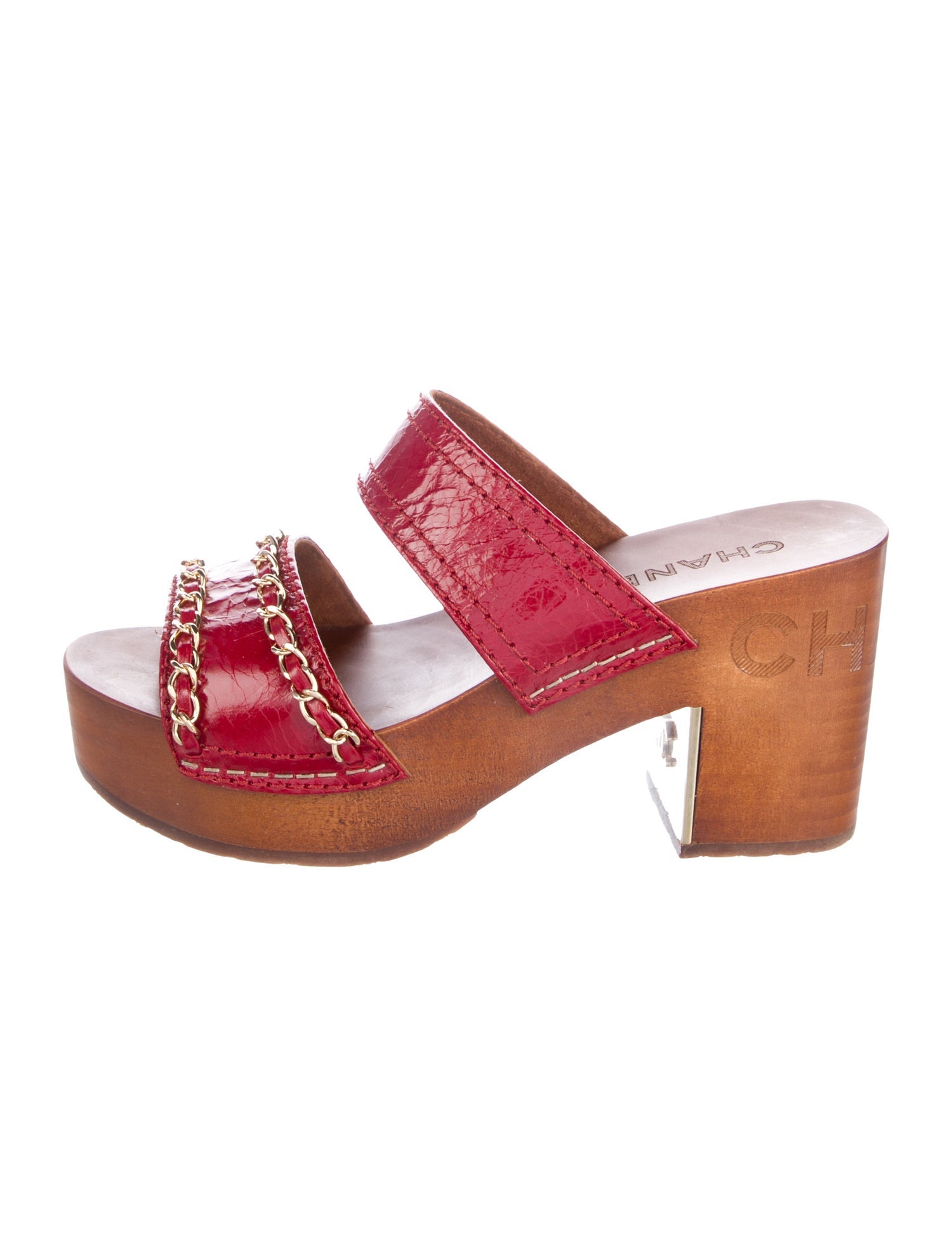 Chanel 2020 Interlocking CC Logo Slides