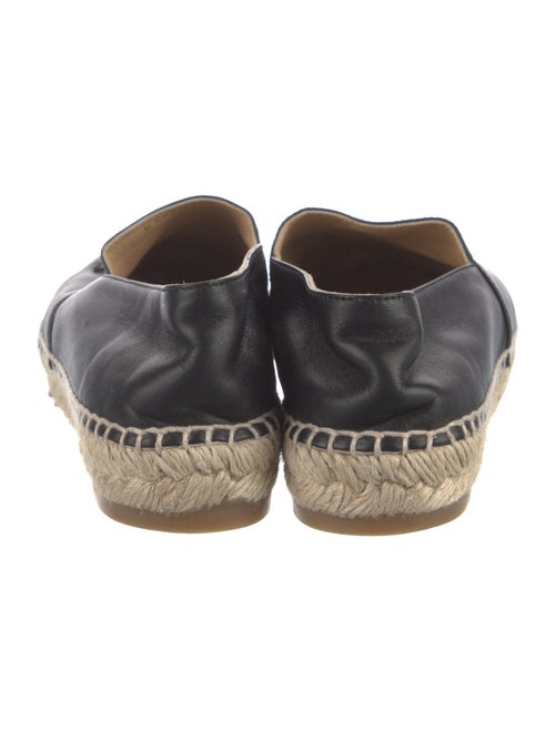 Chanel Interlocking CC Logo Lambskin Espadrilles