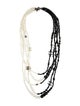 Chanel Faux Pearl & Resin CC Multistrand Necklace