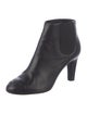 Chanel Interlocking CC Logo Leather Chelsea Boots