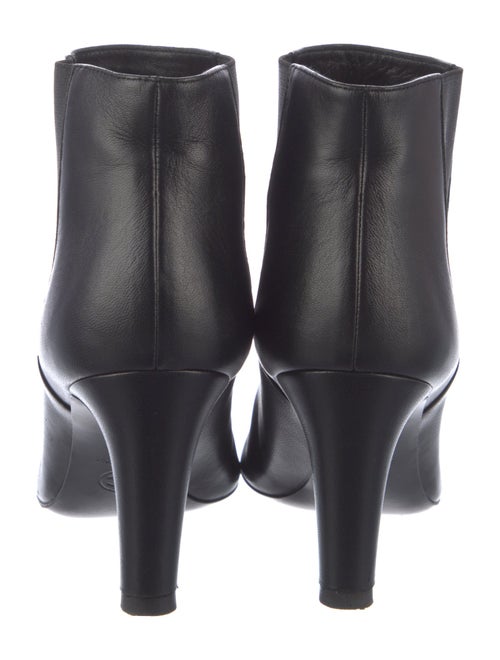 Chanel Interlocking CC Logo Leather Chelsea Boots