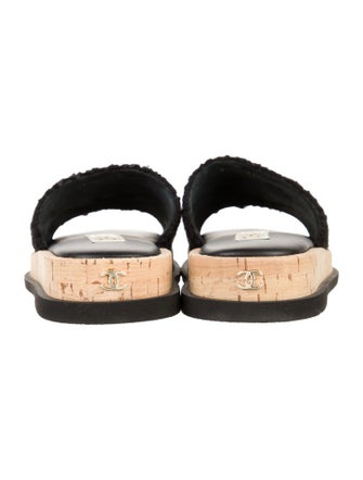 Chanel 2024 Interlocking CC Logo Slides