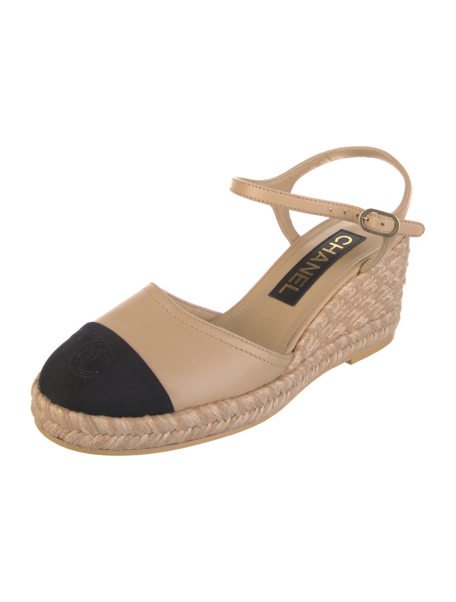 Chanel 2023 Interlocking CC Logo Slingback Pumps