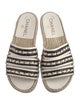 Chanel 2020 Chain-Link Accent Espadrilles