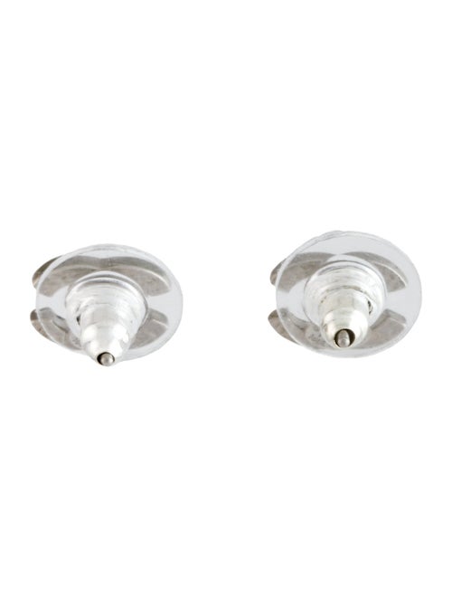 Chanel Strass CC Stud Earrings