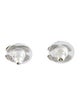 Chanel Strass CC Stud Earrings