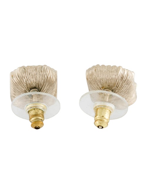 Chanel 2024 Strass CC Stud Earrings