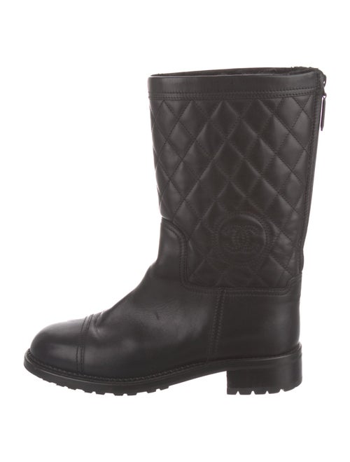 Chanel 2013 Interlocking CC Logo Rain Boots