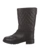 Chanel 2013 Interlocking CC Logo Rain Boots