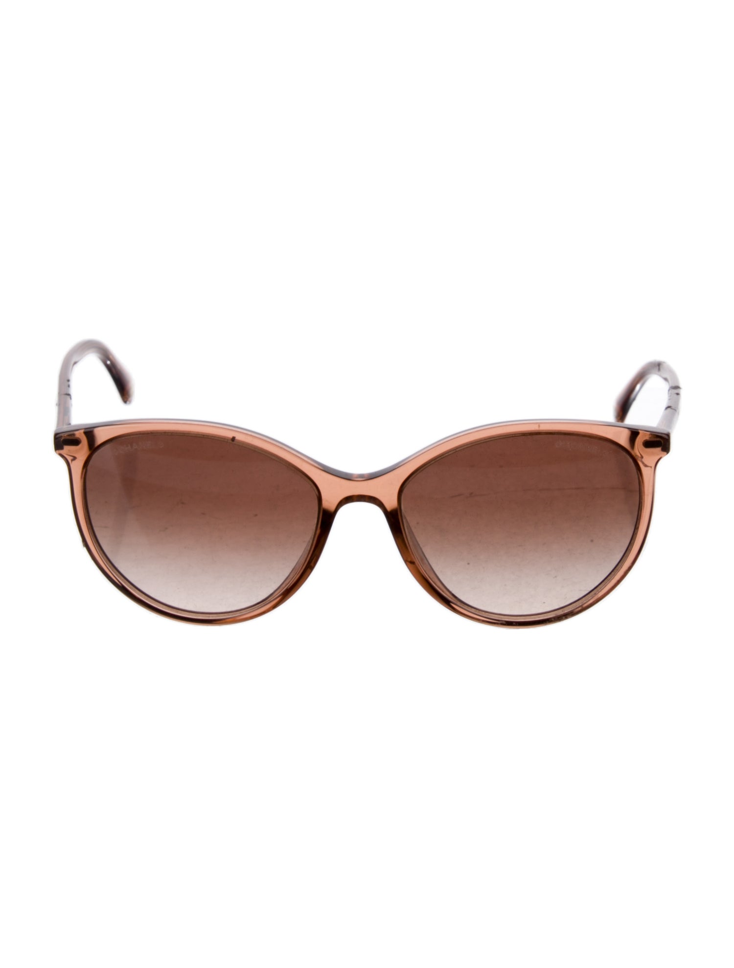 Chanel Interlocking CC Logo Round Sunglasses