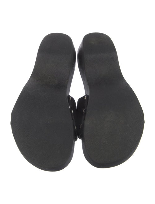 Chanel Sport Interlocking CC Logo Slides