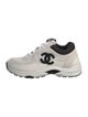 Chanel Leather Colorblock Pattern Sneakers