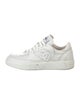 Chanel Interlocking CC Logo Leather Sneakers