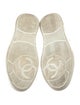Chanel Interlocking CC Logo Leather Sneakers