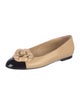 Chanel 2024 Interlocking CC Logo Ballet Flats