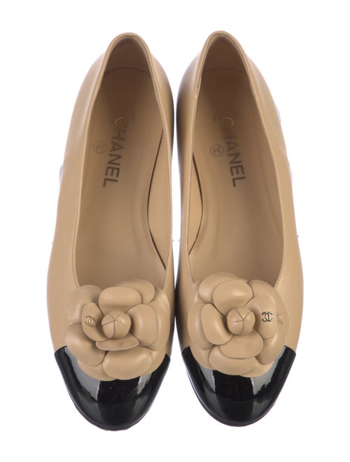 Chanel 2024 Interlocking CC Logo Ballet Flats