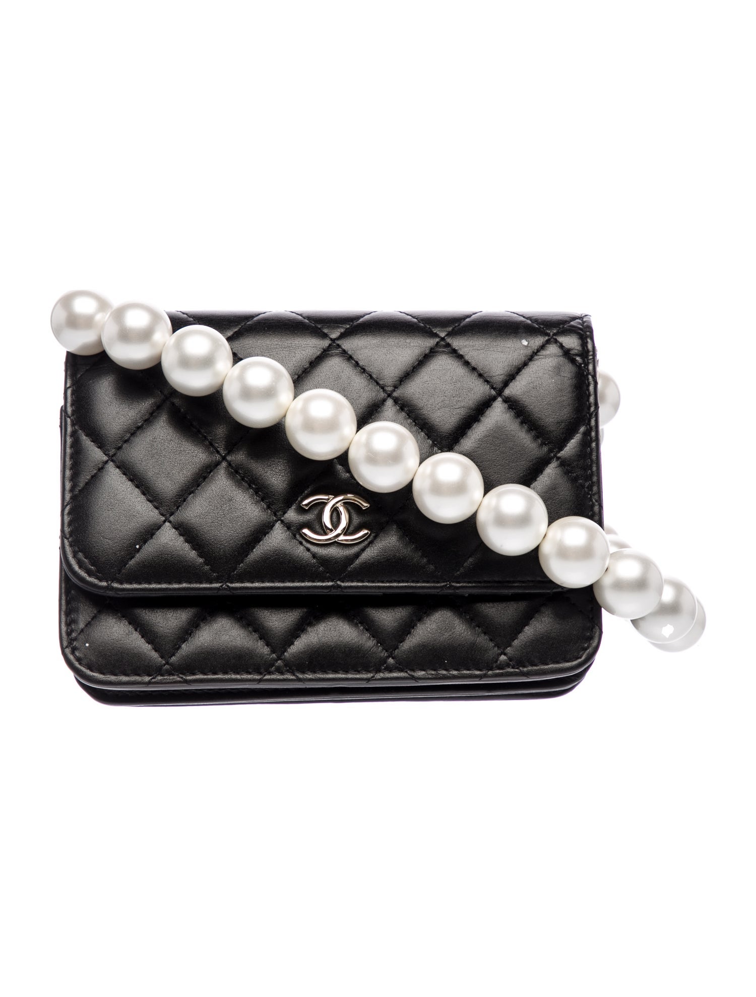 Chanel Mini Maxi Pearls Wallet on Chain