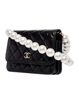 Chanel Mini Maxi Pearls Wallet on Chain
