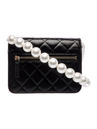 Chanel Mini Maxi Pearls Wallet on Chain