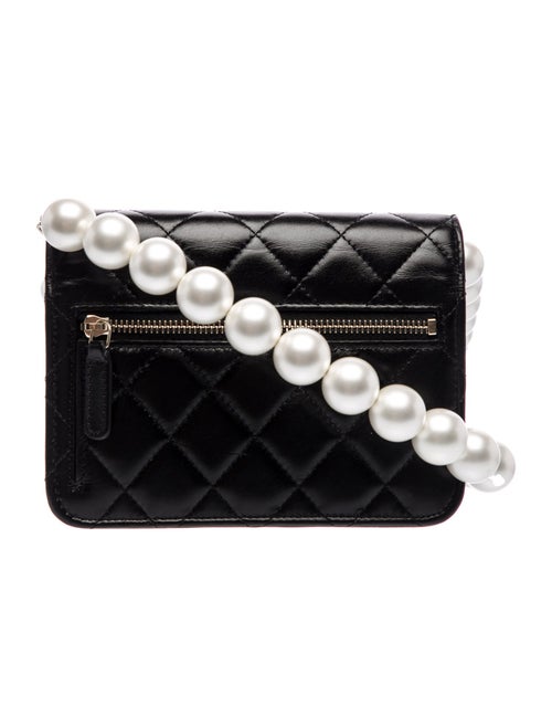 Chanel Mini Maxi Pearls Wallet on Chain