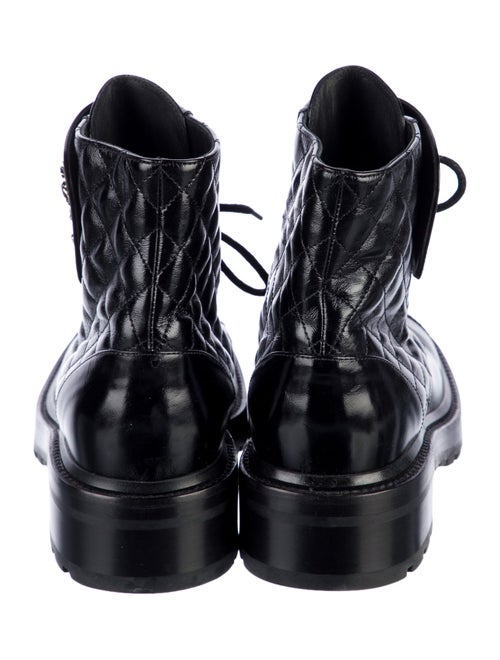 Chanel 2020 Interlocking CC Logo Combat Boots