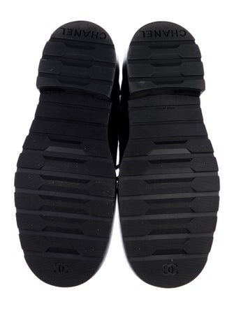 Chanel 2020 Interlocking CC Logo Combat Boots