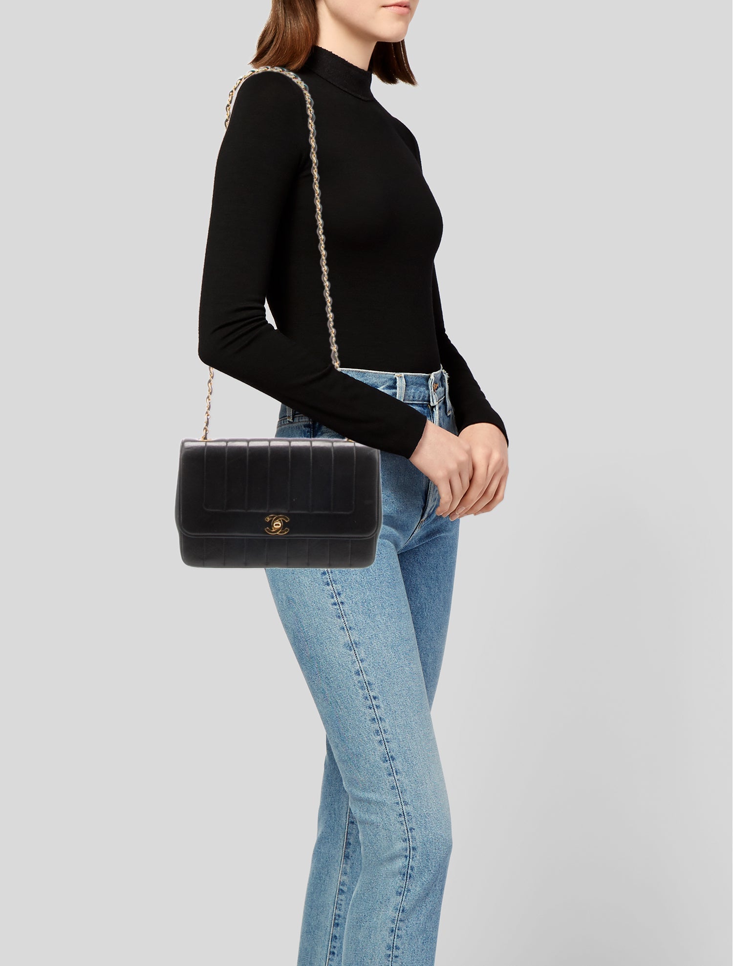 Chanel Small Diana Vertical Quilt Flap Bag