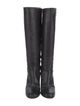 Chanel Interlocking CC Logo Leather Riding Boots