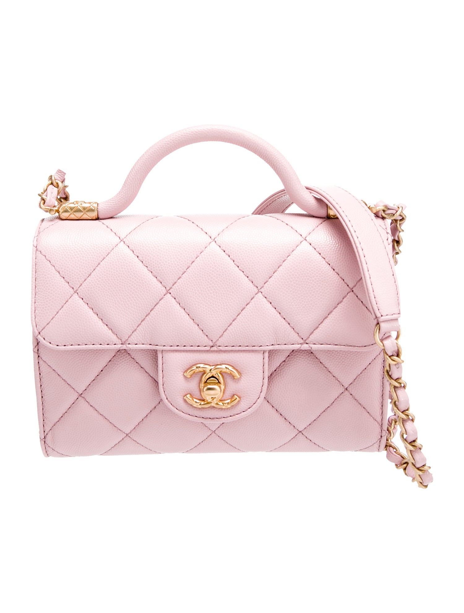 Chanel Paris-Manchester Mini Quilted Top Handle Bag w/Tags