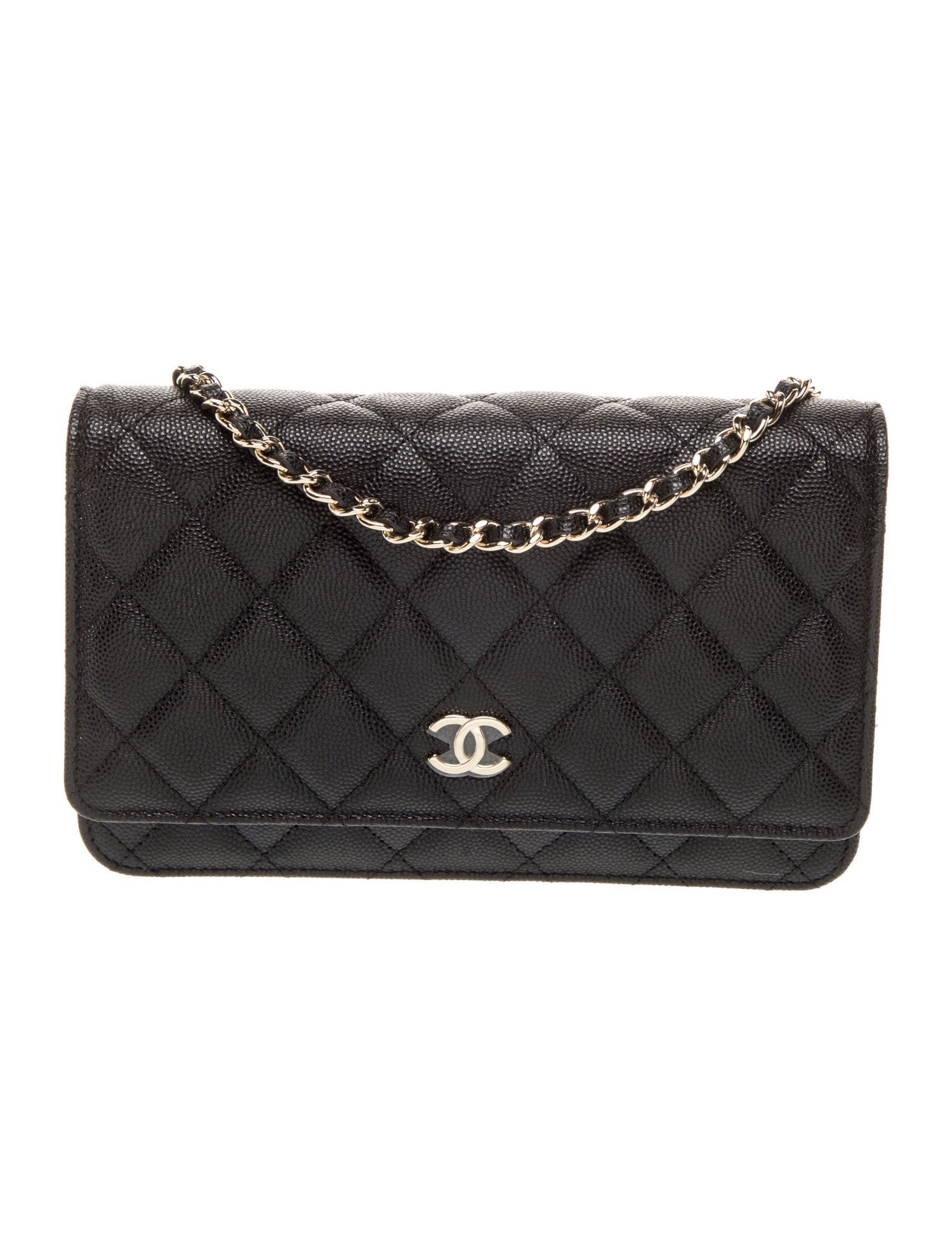 Chanel Classic Quilted Wallet On Bag Charm Chain