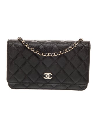 Chanel Classic Quilted Wallet On Bag Charm Chain