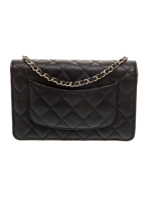 Chanel Classic Quilted Wallet On Bag Charm Chain