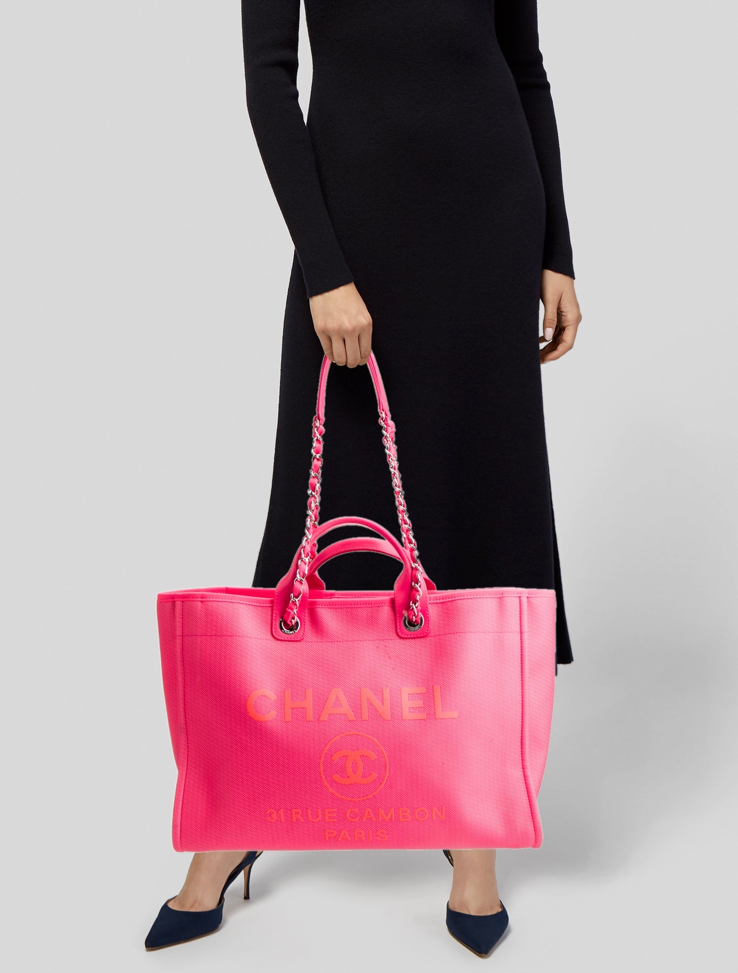 Chanel Large Deauville Shopping Bag