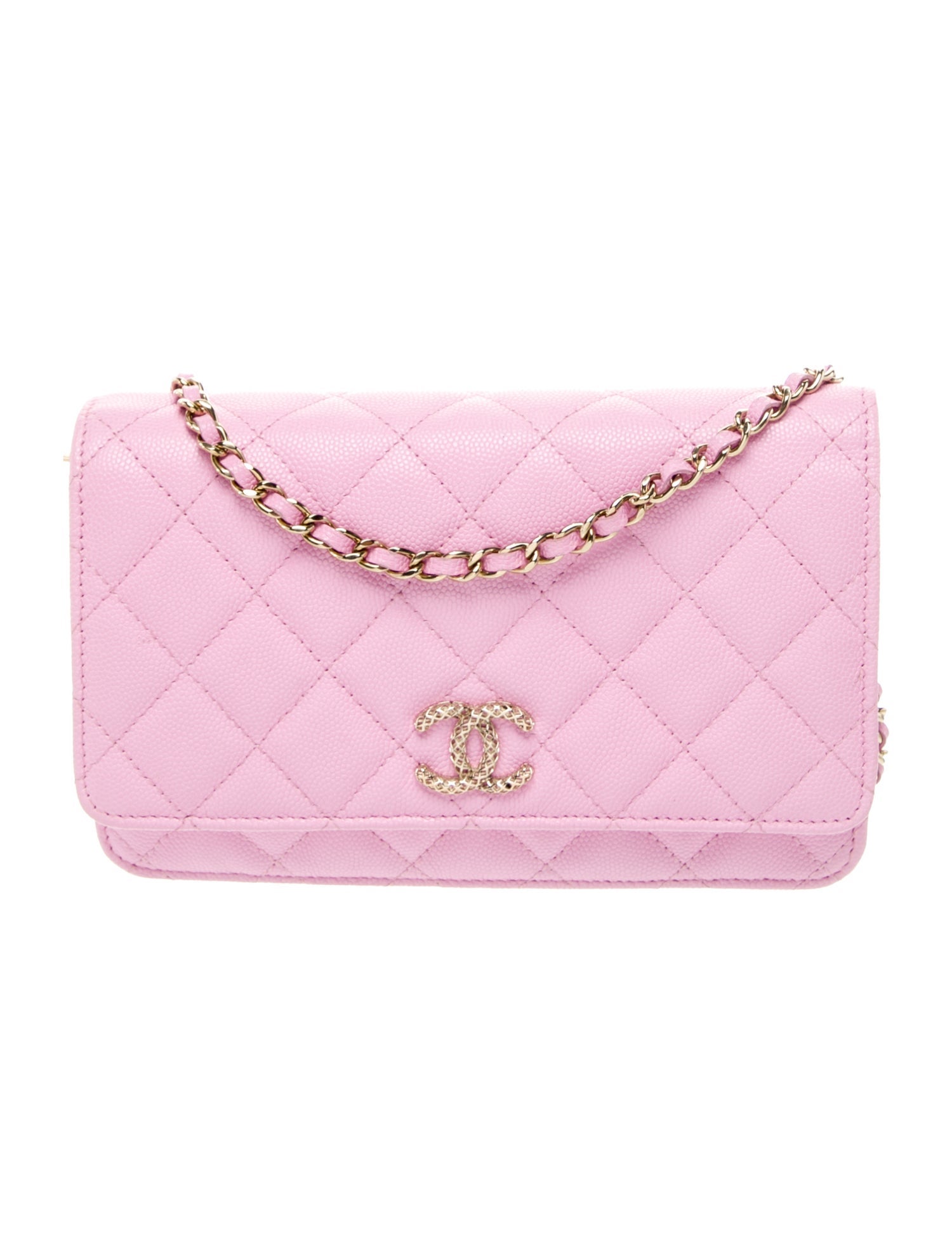 Chanel Caviar CC Wallet on Chain