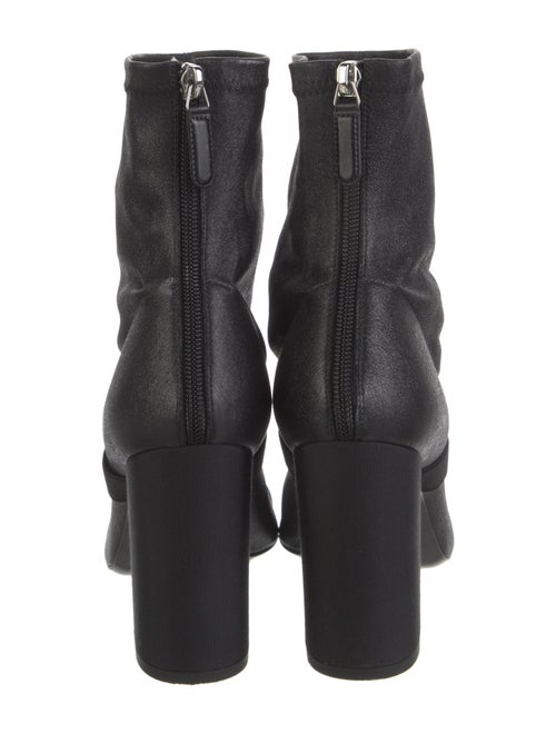 Chanel Interlocking CC Logo Leather Boots