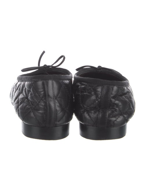 Chanel Interlocking CC Logo Leather Flats