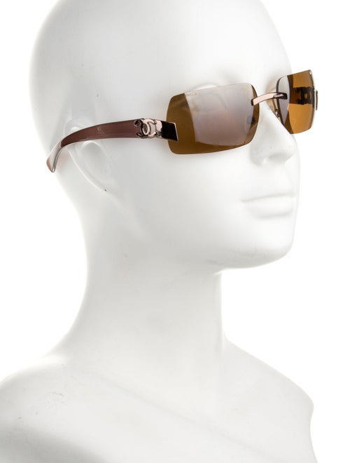 Chanel Interlocking CC Logo Square Sunglasses