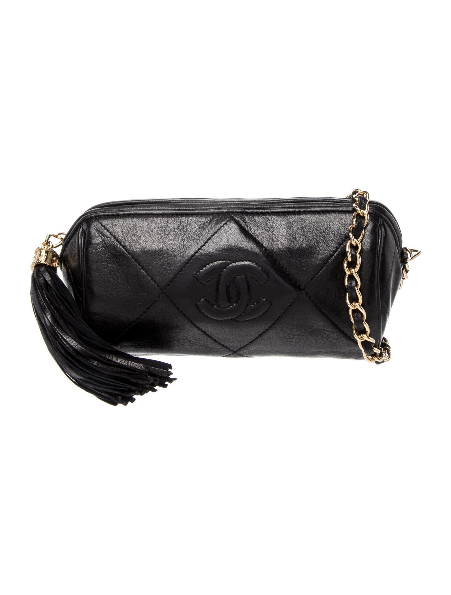 Chanel Quilted Tassel Barrel Bag