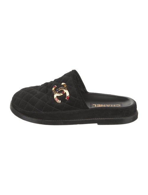 Chanel 2022 Interlocking CC Logo Mules