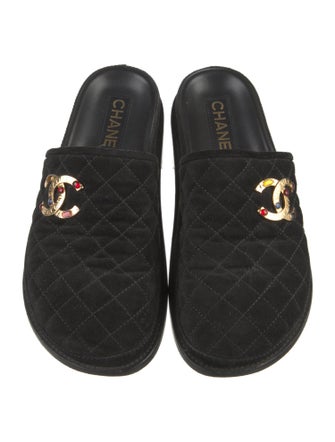 Chanel 2022 Interlocking CC Logo Mules