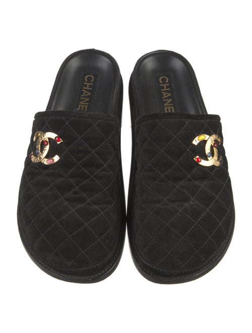 Chanel 2022 Interlocking CC Logo Mules