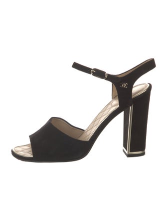 Chanel 2016 Interlocking CC Logo Sandals