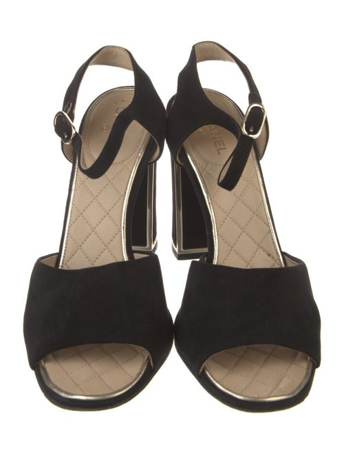 Chanel 2016 Interlocking CC Logo Sandals