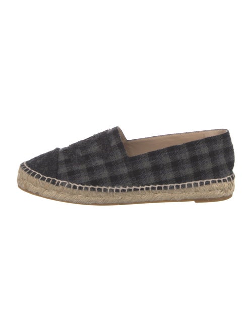 Chanel Interlocking CC Logo Wool Espadrilles