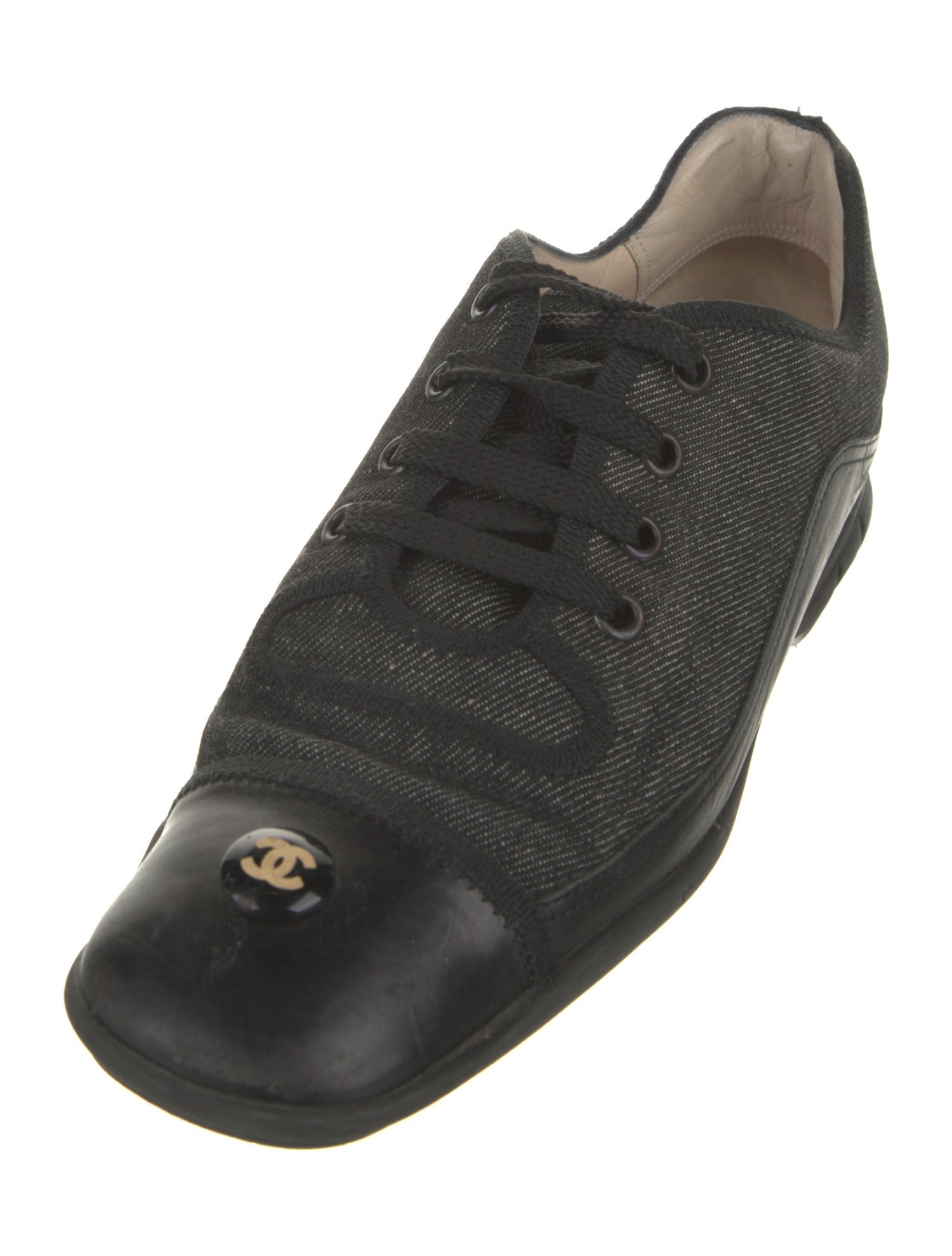 Chanel Vintage Interlocking CC Logo Sneakers