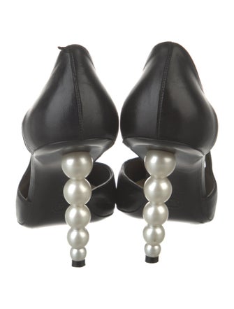 Chanel 2017 Interlocking CC Logo D'Orsay Pumps