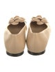 Chanel Interlocking CC Logo Leather Flats